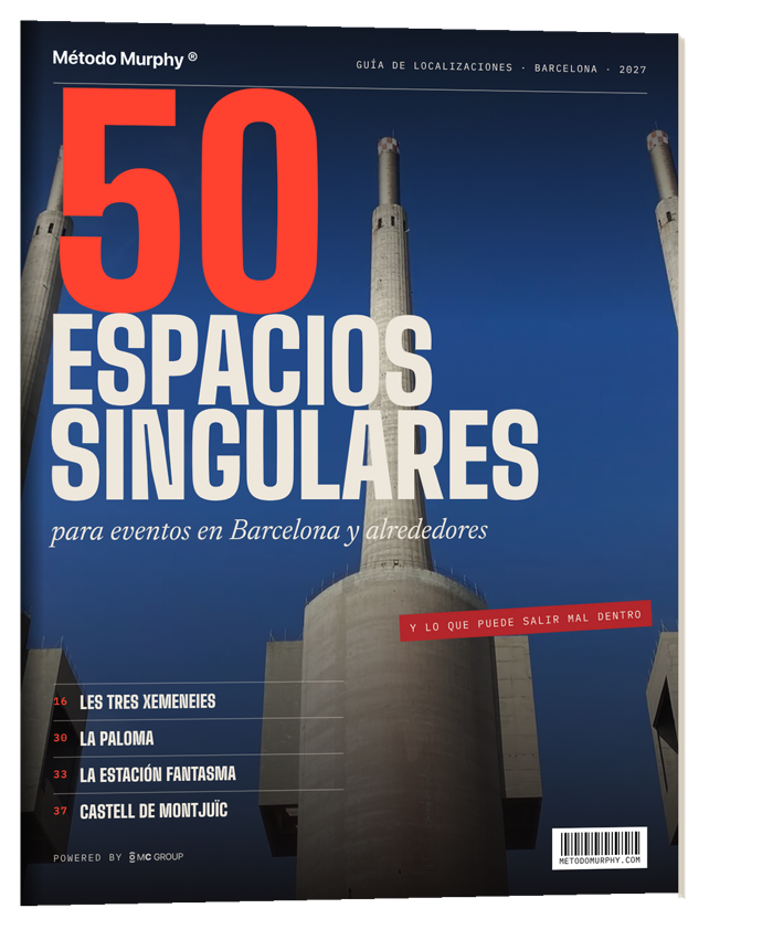 Portada de la guía 50 espacios singulares de Método Murphy